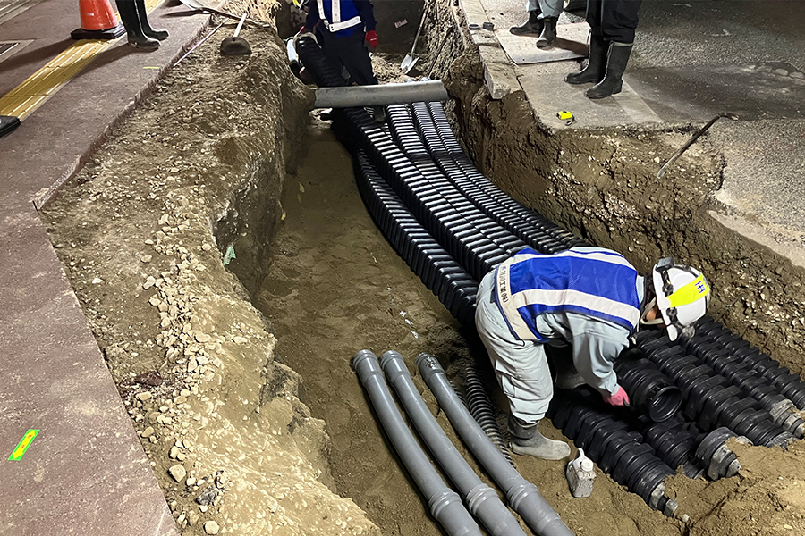 市道筥松線外3路線(九大跡地周辺道路)電線共同溝建設工事(その2)